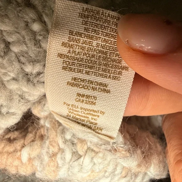 FREEPEOPLE fair isle cropped sweater size Medium women’s - Picture 5 of 6